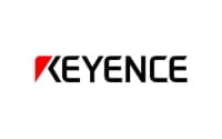 Keyence logo on a white background emphasizing automation integration capabilities.